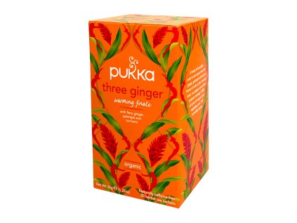 Pukka čaj 3x zázvor, 20 sáčků