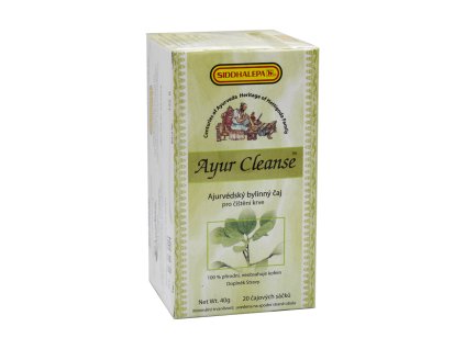 Ayur Cleanse čaj, 20 sáčků, Siddhalepa