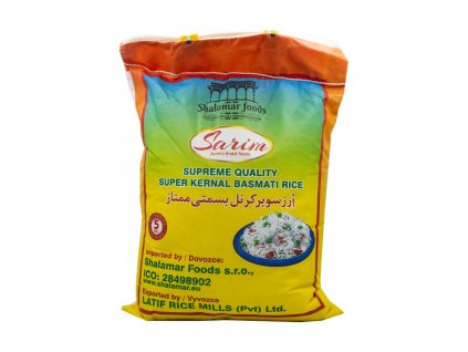 Rýže Basmati výběrová, 2 kg / 5 kg, Sarim 5 kg