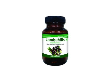 Jambuhills, 60 cps, hladina glukózy v krvi