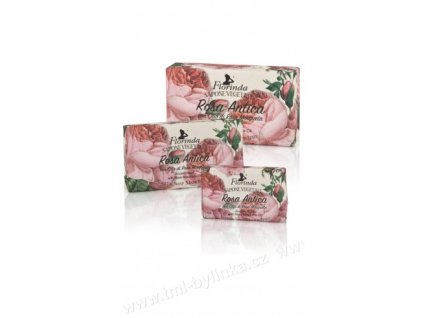 FLORINDA: Rostlinné mýdlo „Antická růže“ (Rosa Antica) 200g K1211