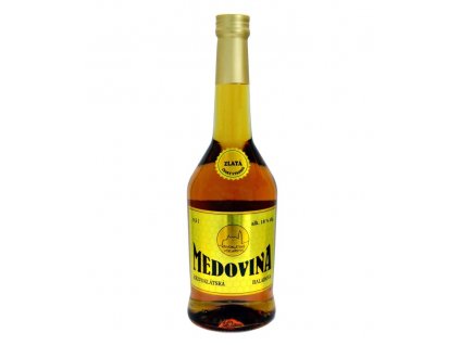 Křivoklátská medovina zlatá 500ml 1586