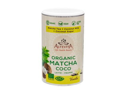 BIO Matcha coco latte frappe, 220 g, Altevita