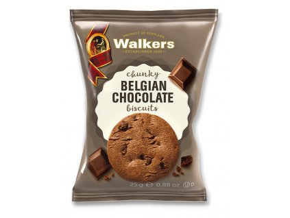 Walkers - Čokoládové sušenky s kousky belgické čokolády
