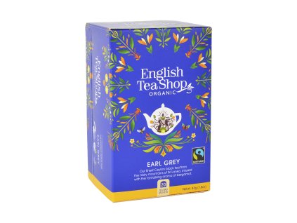 BIO Earl Grey, 20 sáčků, English Tea Shop