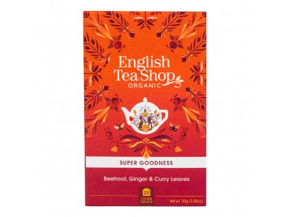 Čaj Červená řepa se zázvorem a kari 20 sáčků BIO ENGLISH TEA SHOP