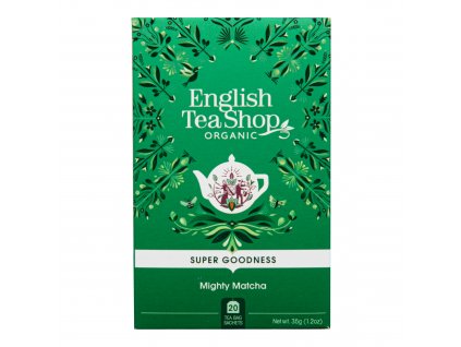 VÝPRODEJ!!!Čaj Mocná Matcha 20 sáčků BIO ENGLISH TEA SHOP