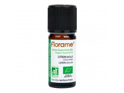 Éterický olej citron destilovaný 10 ml BIO FLORAME