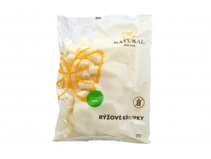 Křupky rýžové bez lepku - Natural 75g