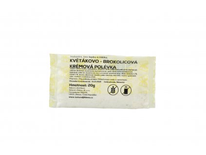 Instantní krémová květákovo-brokolicová polévka bez lepku a mléka - Natural 20g