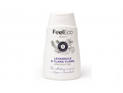 Sprchový gel - levandule & Ylang-Ylang - vegan - Feel Eco 300ml