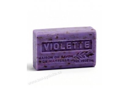 Mýdlo z bambuckého másla - Violette fleur (fialka) 125g F027