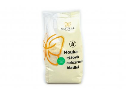 Mouka rýžová celozrnná hladká - Natural 500g