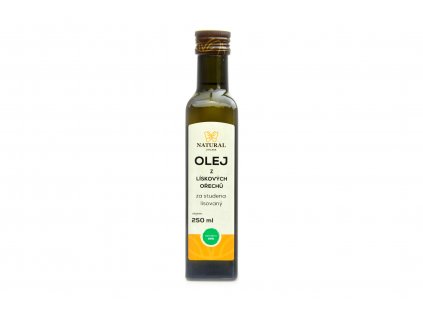 Olej z lískových ořechů lisovaný za studena - Natural 250ml