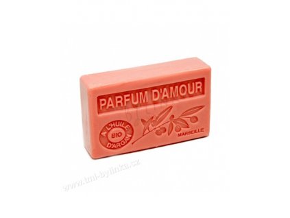 Mýdlo s bio arganovým olejem - Parfum d´amour (Vůně lásky) 100g TML F089