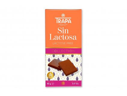 Čokoláda mléčná bez laktózy - TRAPA 90g