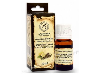 Aroma kompozice éterických olejů "Zdravá rodina v období nachlazení" 10ml AROMATIKA K1446