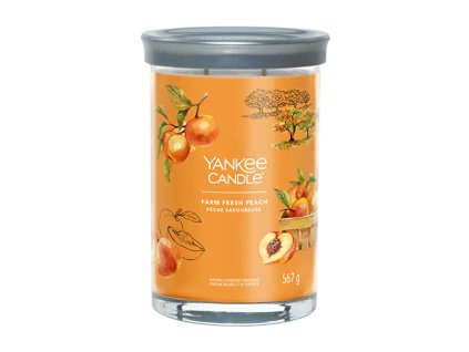 Aromatická svíčka Signature tumbler velký Farm Fresh Peach 567 g