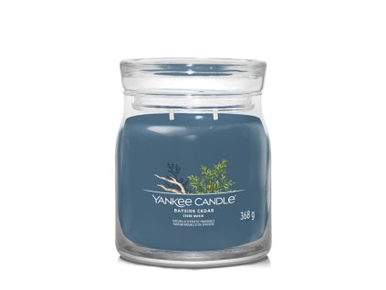 Aromatická svíčka Signature sklo střední Bayside Cedar 368 g