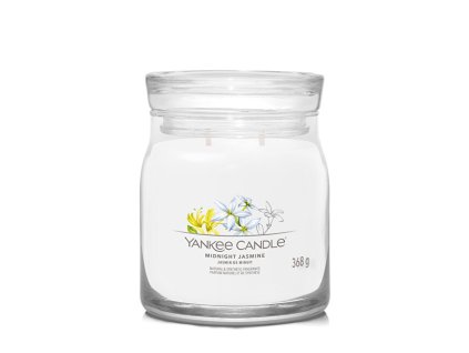 Aromatická svíčka Signature sklo střední Midnight Jasmine 368 g