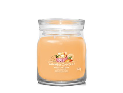 Aromatická svíčka Signature sklo střední Mango Ice Cream 368 g