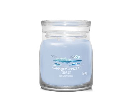 Aromatická svíčka Signature sklo střední Ocean Air 368 g