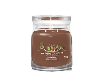 Aromatická svíčka Signature sklo střední Praline & Birch 368 g