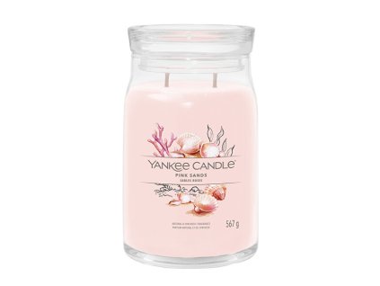 Aromatická svíčka Signature sklo velké Pink Sands 567 g