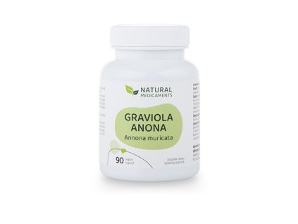 Graviola anona (Annona muricata) 90 kapslí