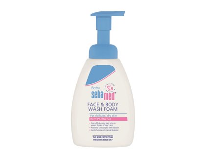 Dětská mycí pěna na obličej a tělo Baby (Face & Body Wash Foam) 400 ml