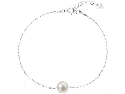 Stříbrný náramek s pravou perlou Pavona 23009.1