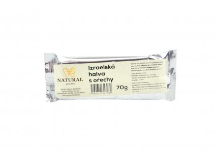 Chalva Izrael s ořechy - Natural 70g