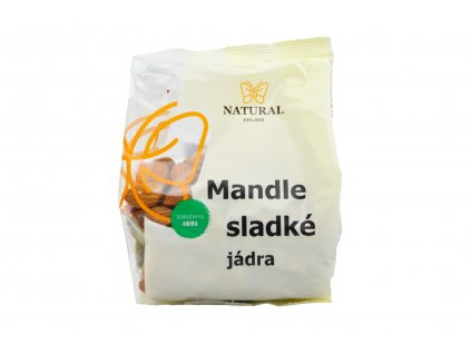 Mandle sladké - jádra - neloupané Natural 150g