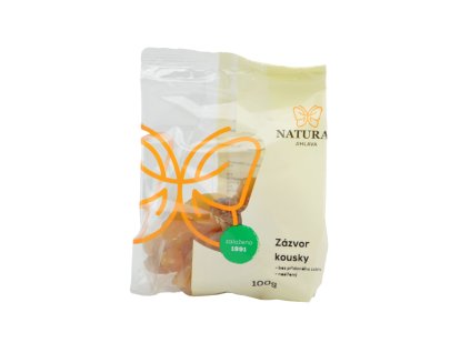 Zázvor sušený nesířený bez přidaného cukru - Natural 100g