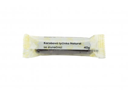 Karobová tyčinka se slunečnicí - Natural 40g