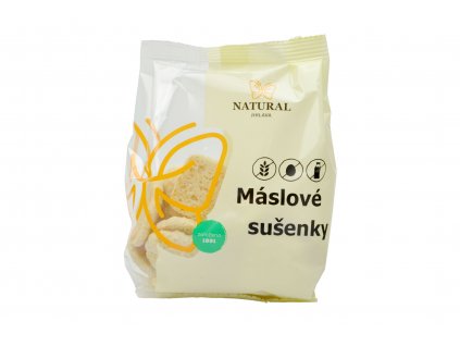 Sušenky máslové bez lepku, vajec, mléka - Natural 100g