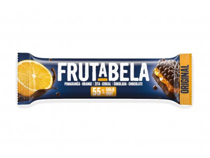 Frutabela cereální tyčinka s pomerančem a čokoládovou polevou bez cukru - Fructal 25g