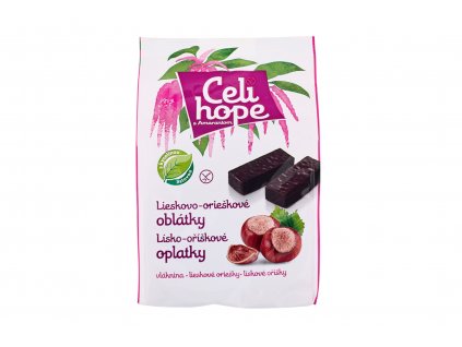 Oplatky lískooříškové s amaranthem bez lepku - Celihope 150g