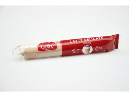 Pařížská trubička LATTÉ (ruční výroba) - Gofre 50x30g (celý karton)