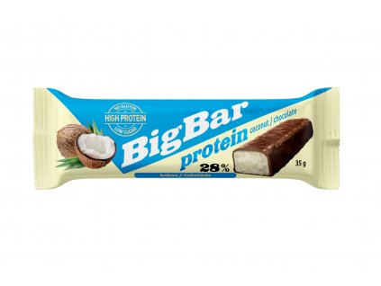 Tyčinka proteinová s kokosovou příchutí v čokoládě - Big Bar 35g