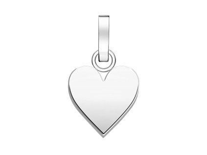 Romantický ocelový přívěsek Srdce The Pendant PE-Silver-Heart