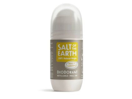 Přírodní kuličkový deodorant Amber & Santalwood (Deo Roll-on) 75 ml