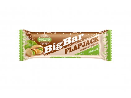 Flapjack ovesná tyčinka bez lepku - pistácie - Big Bar 40g