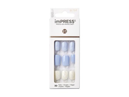 Samolepící nehty imPRESS Nails Lavender Whisper 30 ks