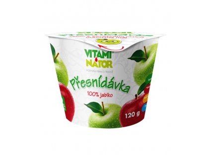 Přesnídávka kelímek 100% jablko 120g Vitaminátor 4961