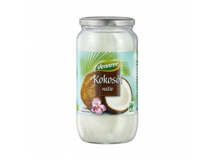 Olej kokosový za studena lisovaný 950 ml BIO DENNREE