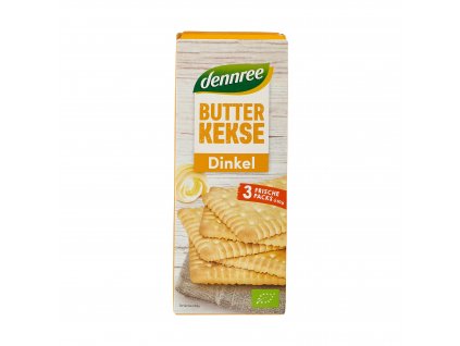 Sušenky máslové ze špaldové mouky 150 g BIO DENNREE