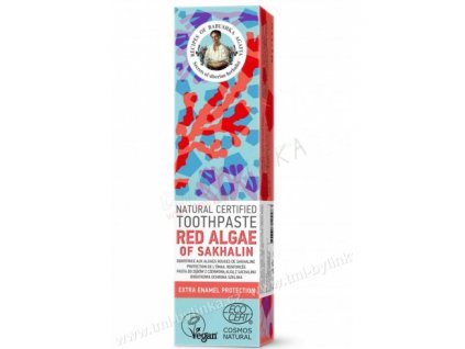 RECEPTY AGÁTHY: Přírodní certifikovaná zubní pasta „Sakhalinská červená řasa“ 85g K2390
