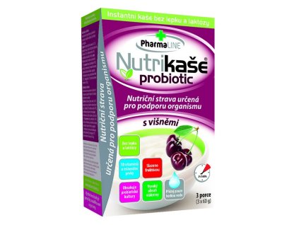 Nutrikaše probiotic s VIŠNĚMI - bez lepku - Mogador 3x60g