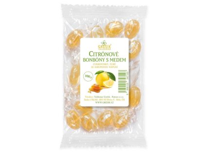Grešík bonbony Citron & med 100g